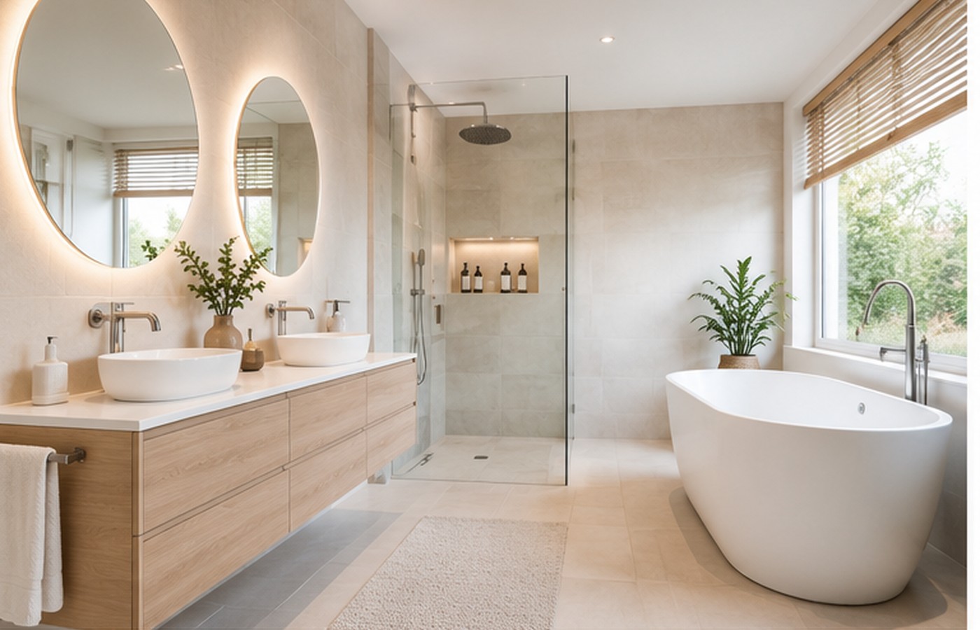 Luxe moderne badkamer