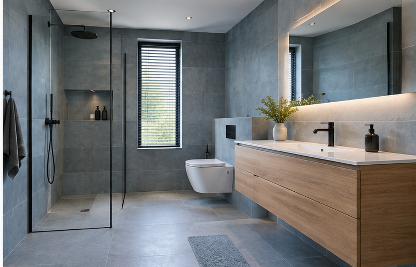 Moderne wellness badkamer